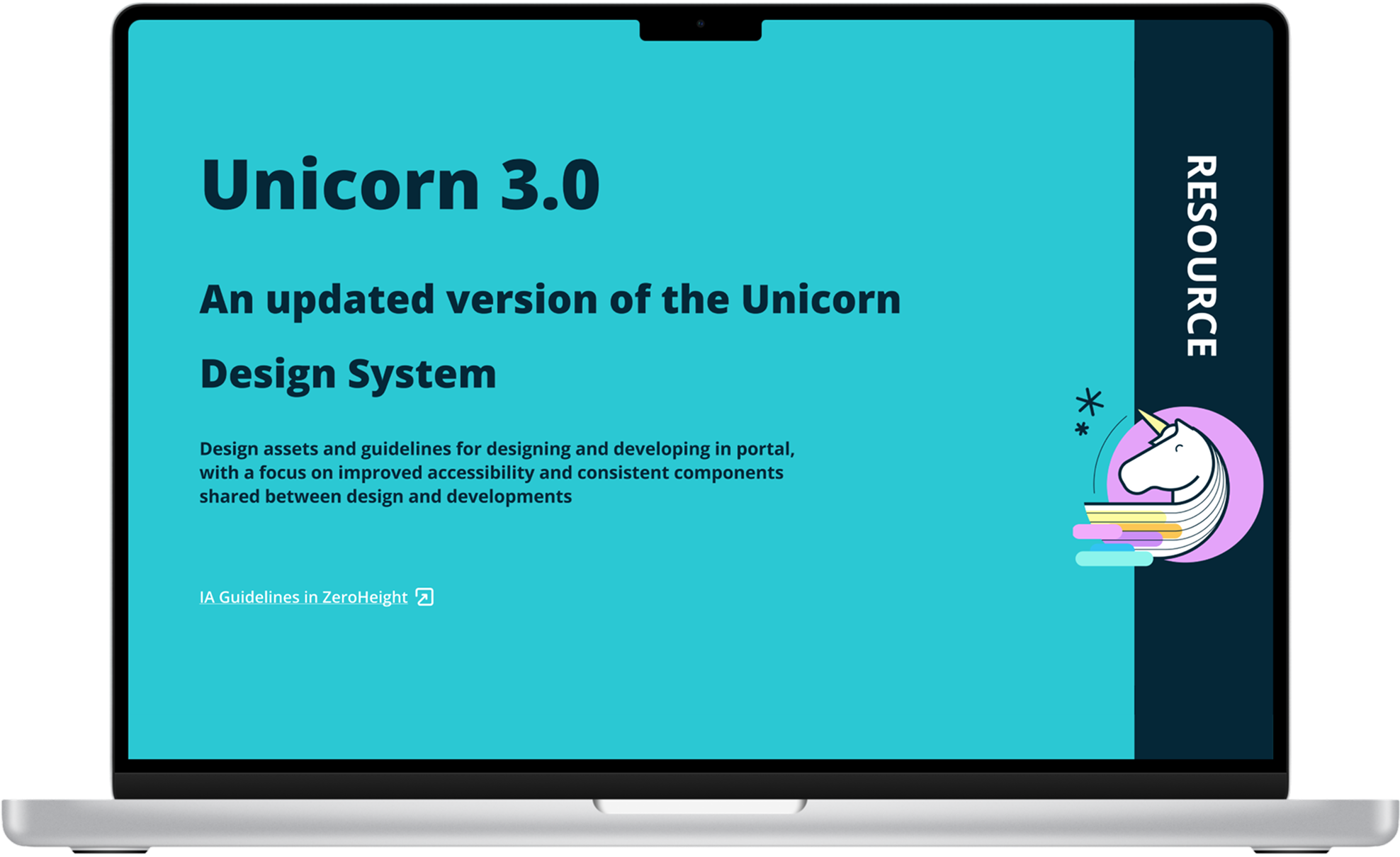 Screenshot of Unicorn Design System project